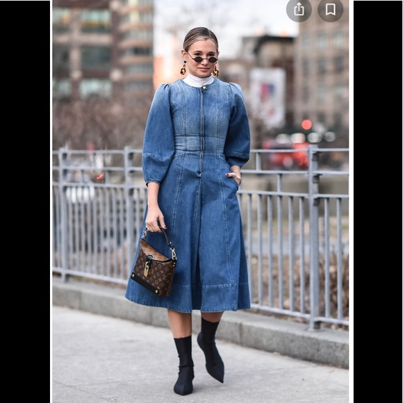 Ulla Johnson Dresses & Skirts - ULLA JOHNSON DUMAS DRESS IN DENIM Sz 2